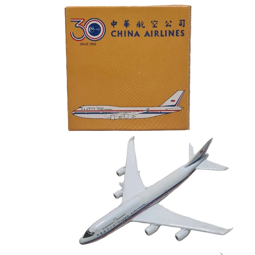 Schabak 1:600 Boeing 747-400 China Airlines CAL 30 YEARS Germany diecast plane 921/105
