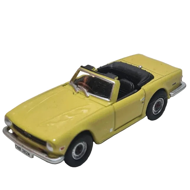 Oxford Diecast 1:76 Triumph TR5 Cabriolet yellow  loose excellent