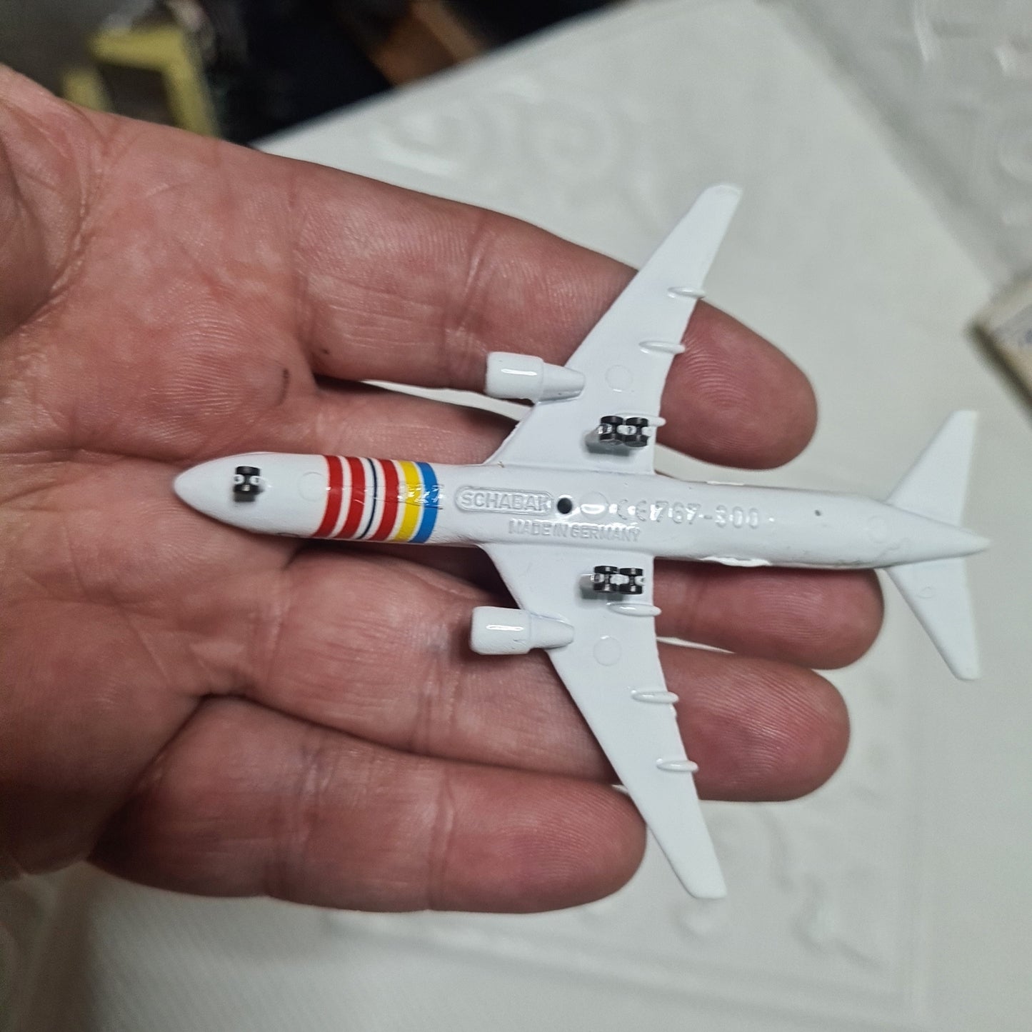 Schabak 1:600 Boeing 767-300 sas Scandinavian Germany diecast plane 927/16