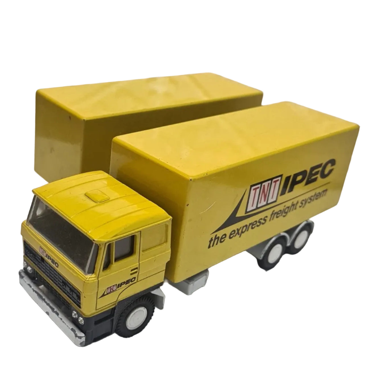 1:50 LION CAR DAF 2800 TRUCK WITH TRAILER TNT IPEC freight diecast model 