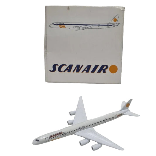Schabak 1:600 Douglas DC-8 Scanair Germany diecast plane 922/44