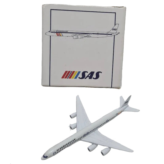 Schabak 1:600 Douglas DC-8 sas Scandinavian Germany diecast plane 922/16