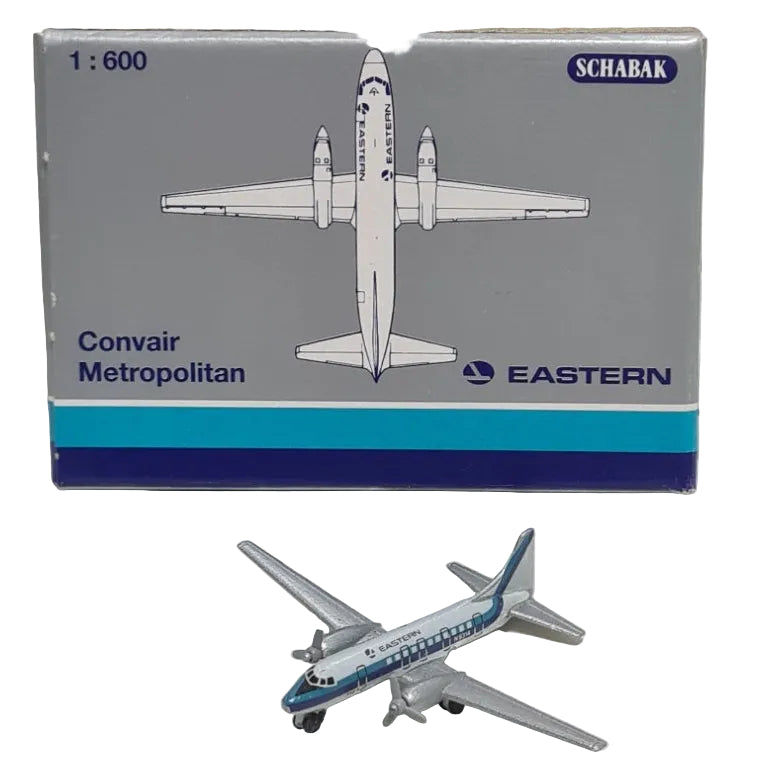 Schabak 1:600 Convair Metropolitan Eastern Germany diecast plane 933/24