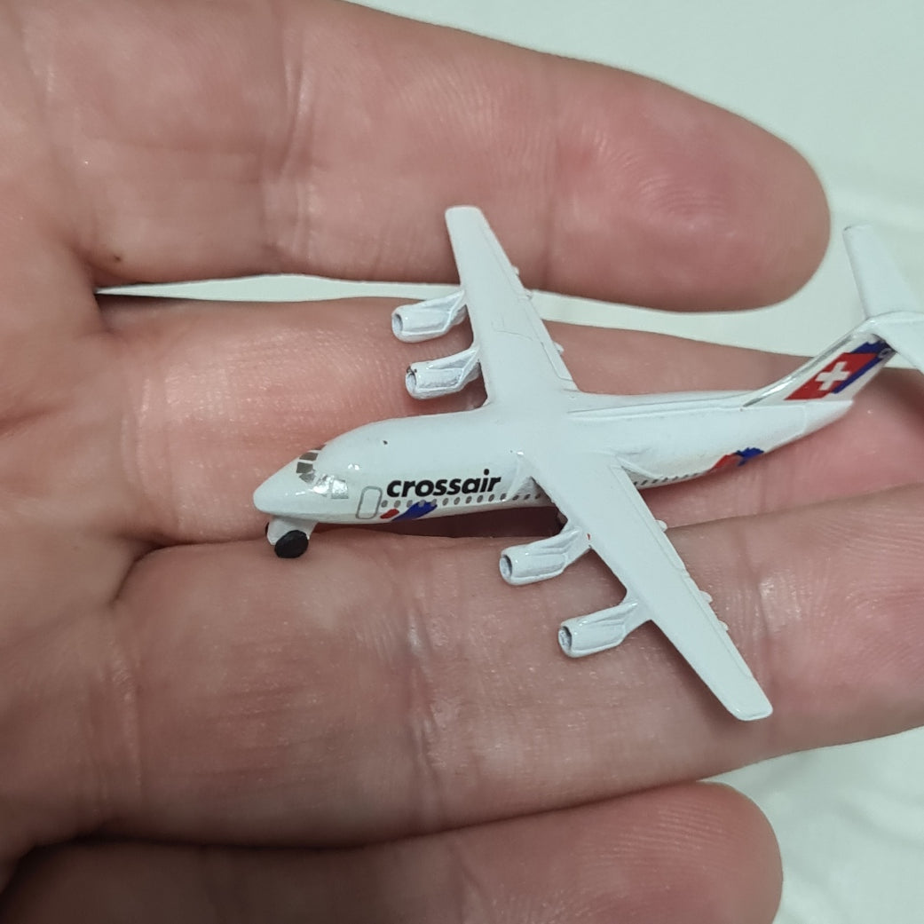 Schabak 1:600 BAe 146-200 Crossair Germany diecast plane 946/80