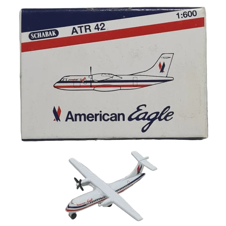 Schabak 1:600 ATR-42 American Eagle Germany diecast plane 929/29