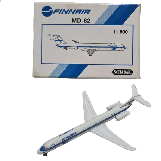 Schabak 1:600 McDonnell Douglas MD-82 Finnair Germany diecast plane 904/59