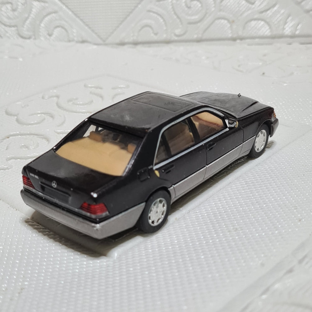 Herpa 1:43 Diecast Mercedes-Benz 600 sel black grey loose unboxed  some wear