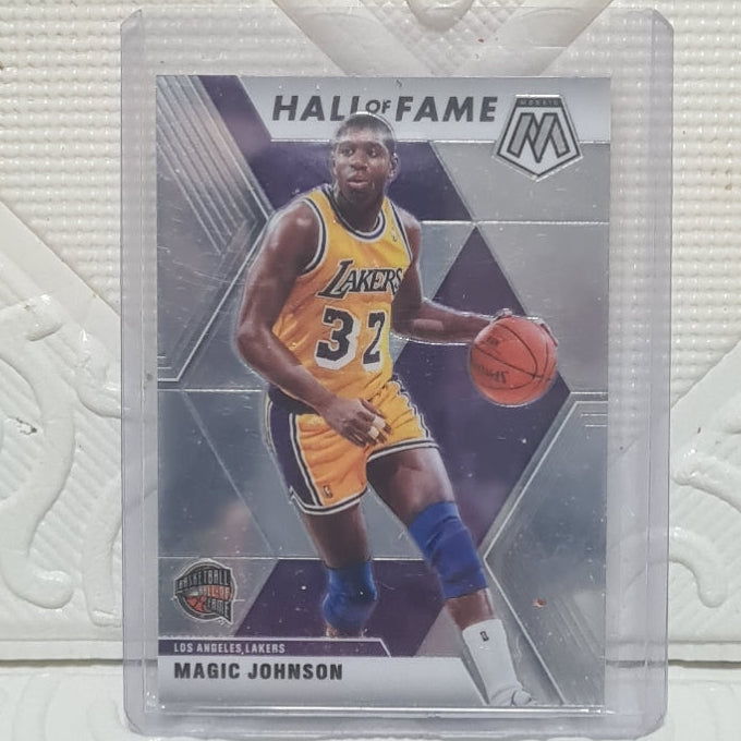 Magic Johnson 2019-20 Panini Mosaic Hall of fame  NBA Basketball ex-mint sleeved