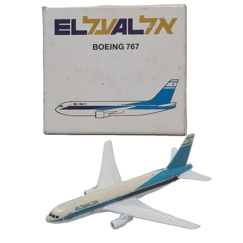 Schabak 1:600 boeing 767 EL AL  made in Germany diecast plane 907/22