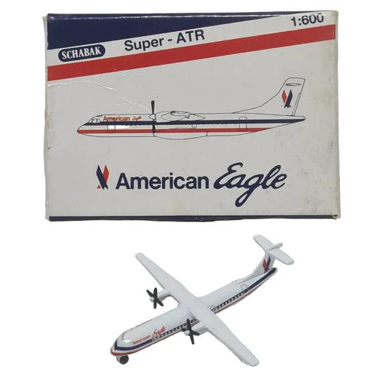 Schabak 1:600 Super ATR American Eagle made in Germany diecast plane 939/29