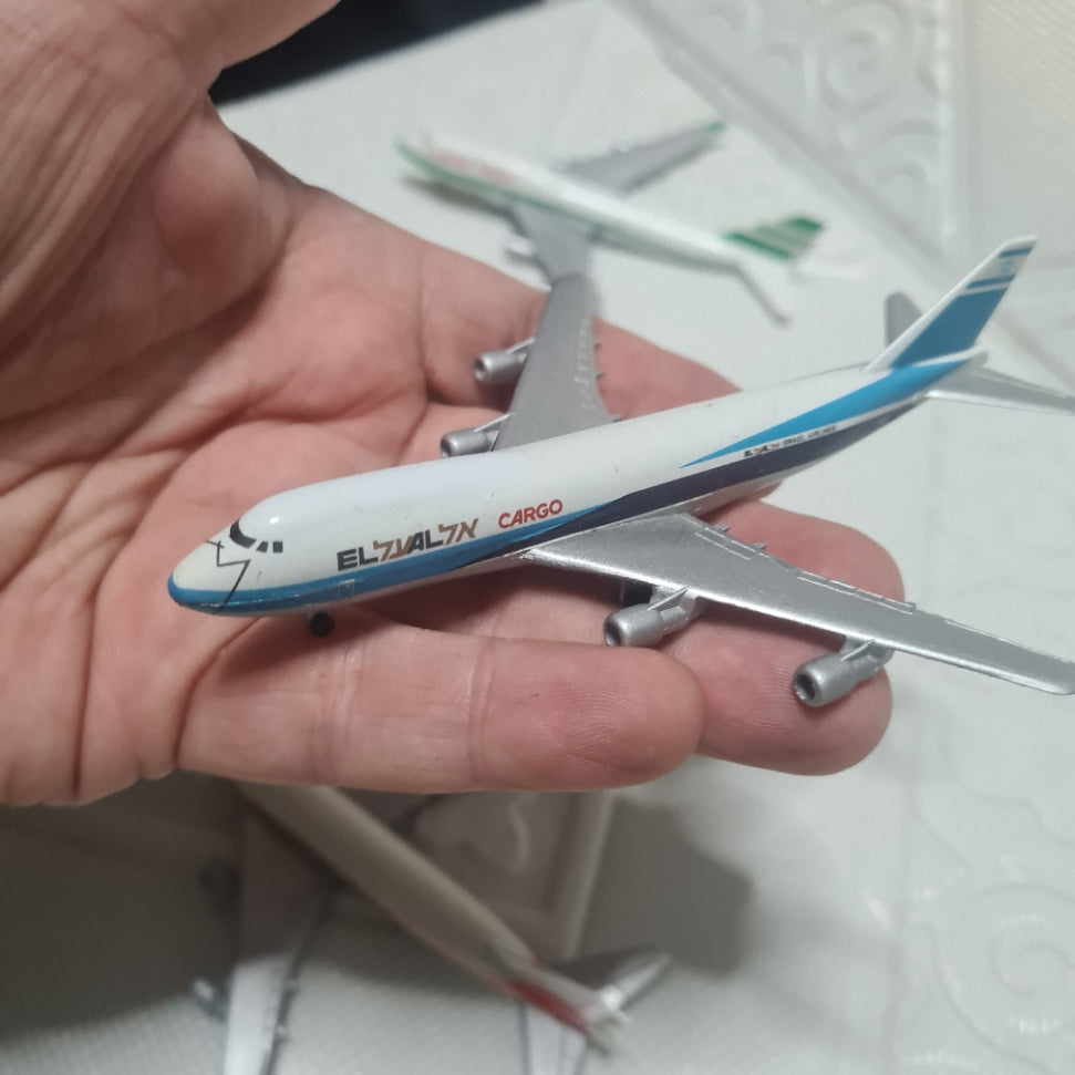 Schabak 1:600 Boeing 747 bundle of loose planes Virgin, Cathay, EL AL, Air India  lot 2