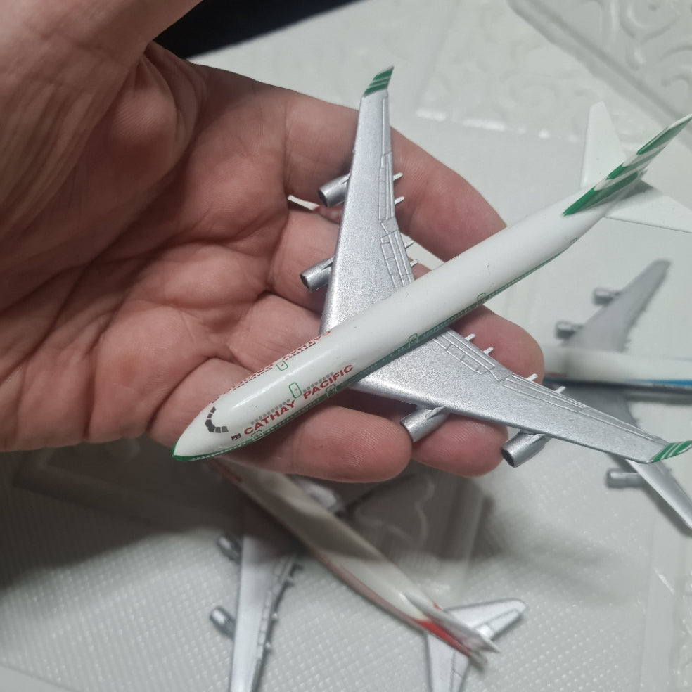 Schabak 1:600 Boeing 747 bundle of loose planes Virgin, Cathay, EL AL, Air India  lot 2