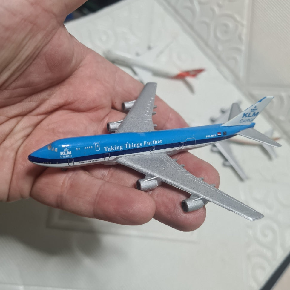 Schabak 1:600 Boeing 747 bundle of loose planes Qantas, National, KLM, Aer Lingus  lot 3