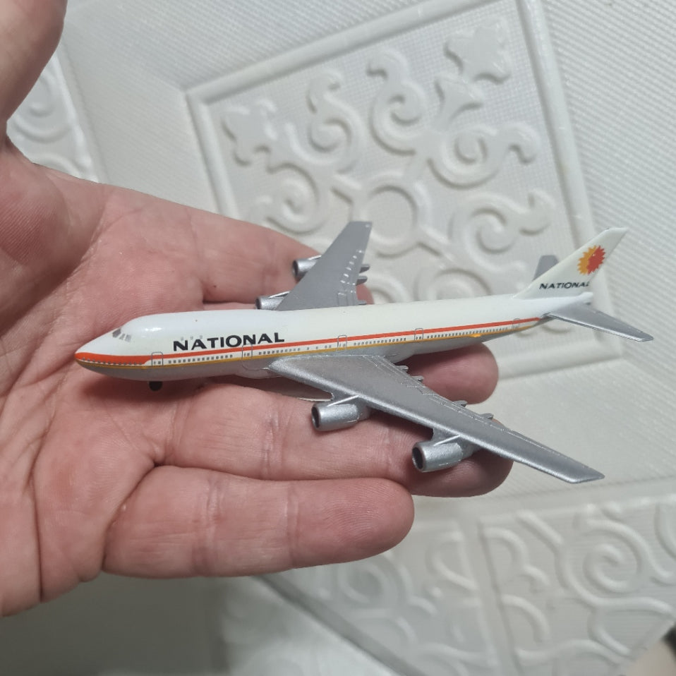 Schabak 1:600 Boeing 747 bundle of loose planes Qantas, National, KLM, Aer Lingus  lot 3