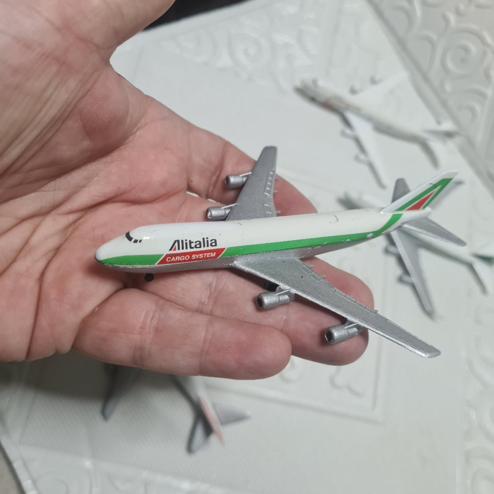 Schabak 1:600 Boeing 747 bundle of loose planes Swissair, SAS, Alitalia, Saudia  lot 4