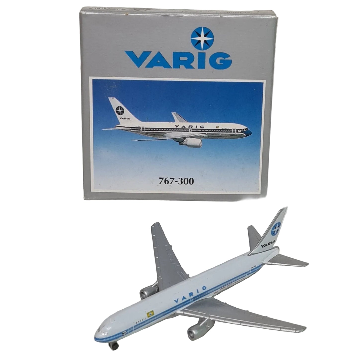 Schabak 1:600 Boeing 767-300 Varig diecast plane German made 927/12