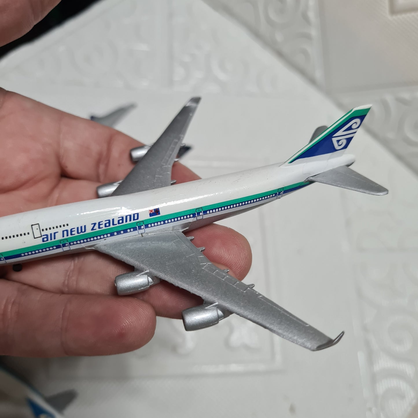 Schabak 1:600 Boeing 747 bundle of loose planes British Airways, Caledonia, Sabena, Air New Zealand  lot 5