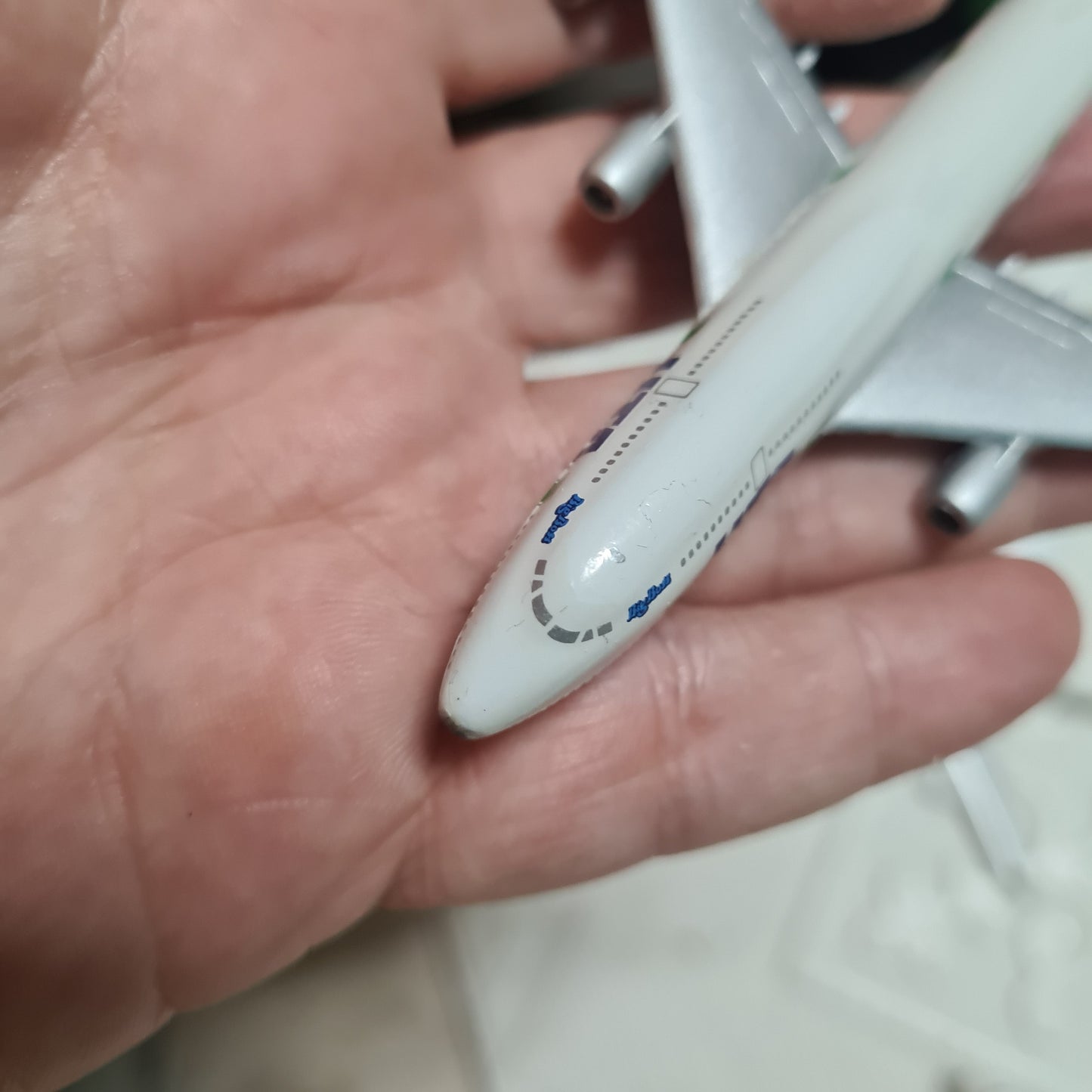 Schabak 1:600 Boeing 747 bundle of loose planes Sabena, Lufthansa, UTA, Northwest lot 6