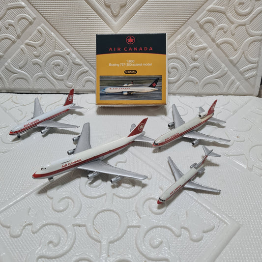 Schabak 1:600 various loose ex-display Air Canada diecast planes bundle  lot 8