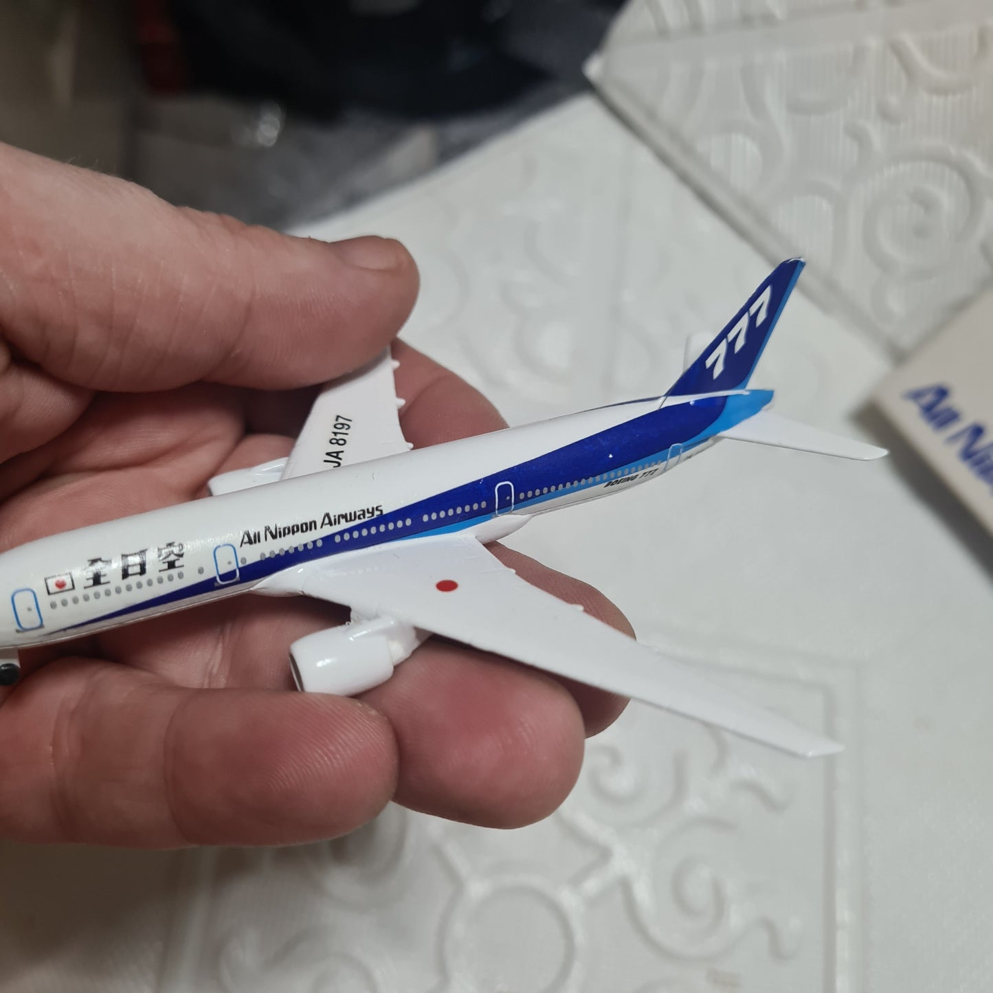 Schabak 1:600 Boeing 777 ANA All Nippon Airways Germany diecast plane 928/88