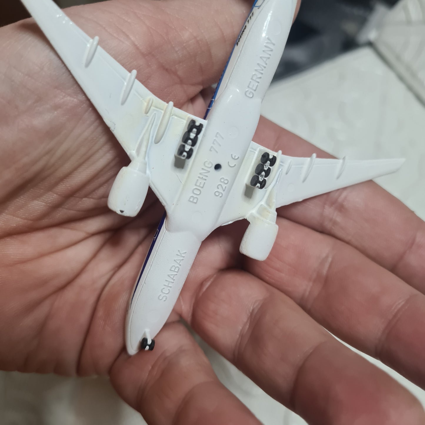 Schabak 1:600 Boeing 777 ANA All Nippon Airways Germany diecast plane 928/88