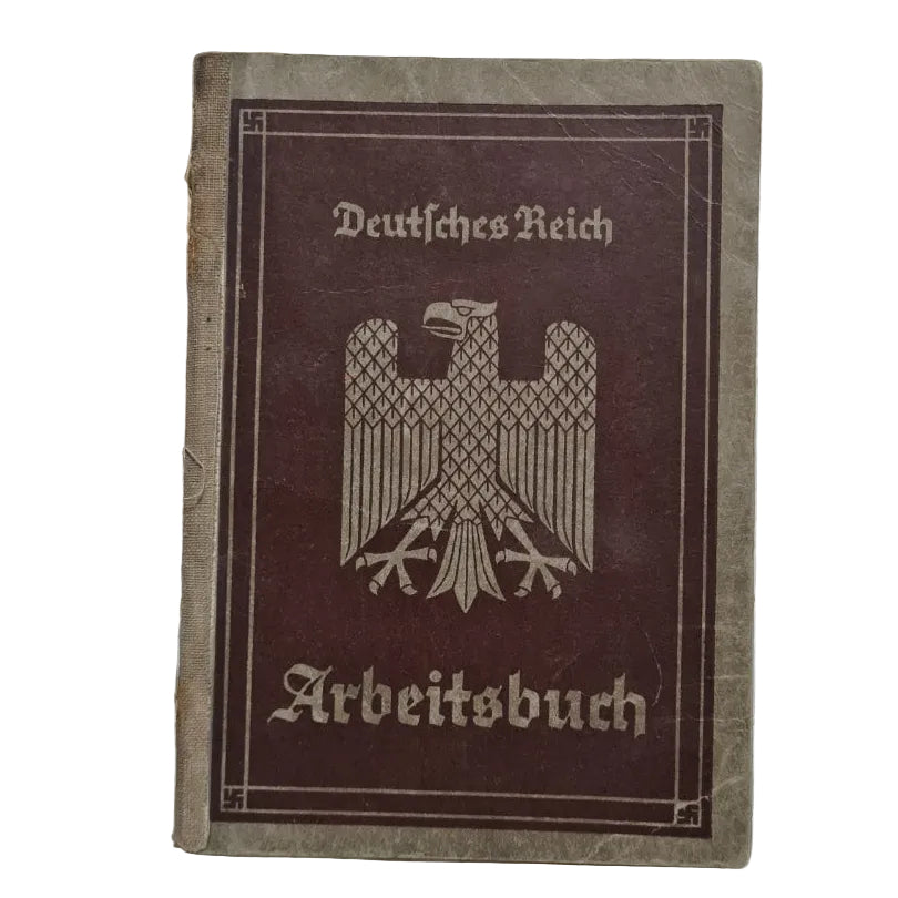 Deutches Reich Arbeitsbuch 1930's 40's Labour book papers please fair example ww2