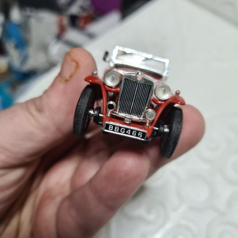 Vitesse 1:43 MG TC Red open cabriolet  classic british cars loose diecast excellent