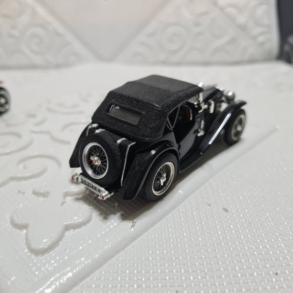 Vitesse 1:43 MG TC Black roof closed classic british cars loose diecast excellent