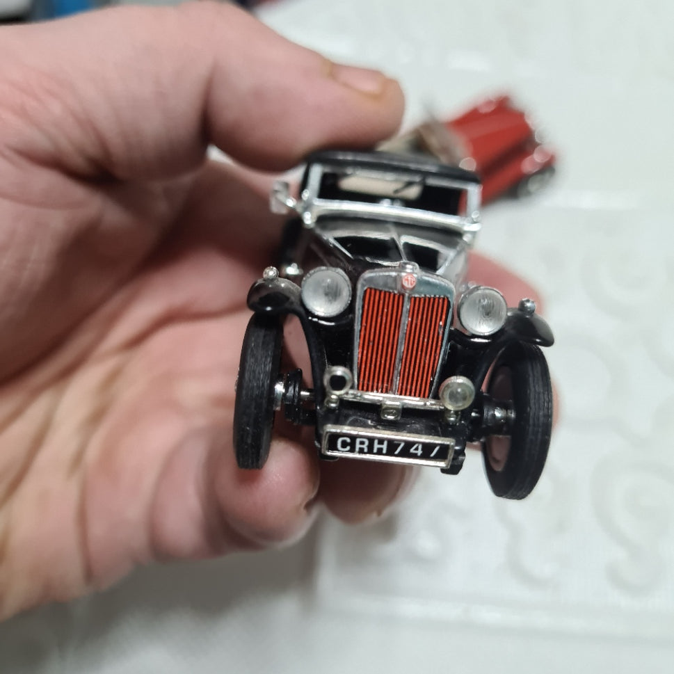 Vitesse 1:43 MG TC Black roof closed classic british cars loose diecast excellent