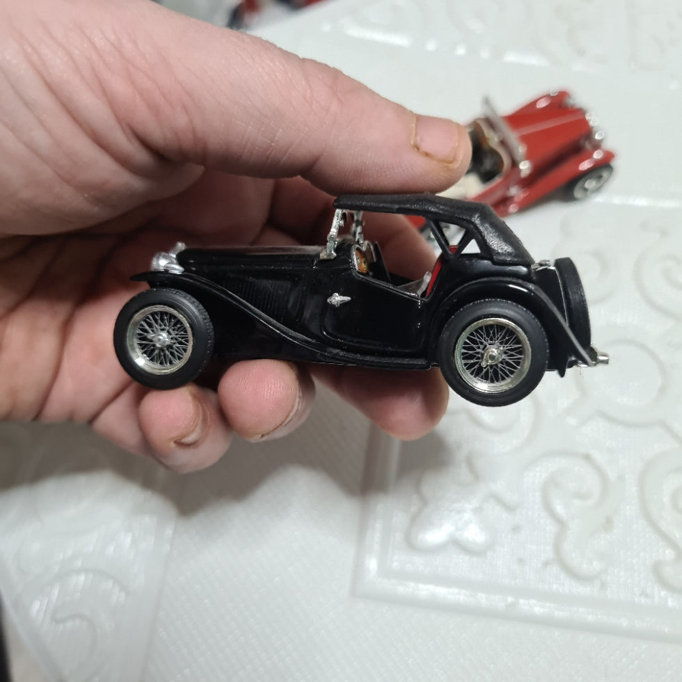 Vitesse 1:43 MG TC Black roof closed classic british cars loose diecast excellent
