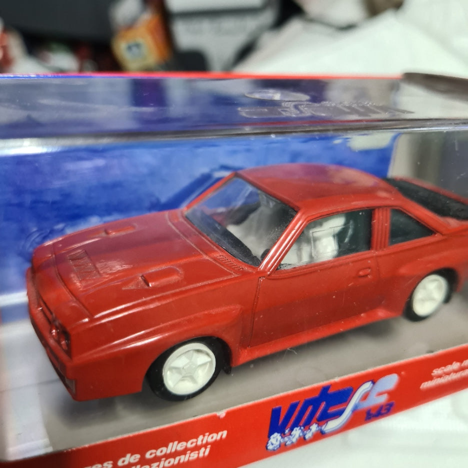 Vitesse 1:43 Opel Manta rally 1984 plain red boxed but lost decal sheet