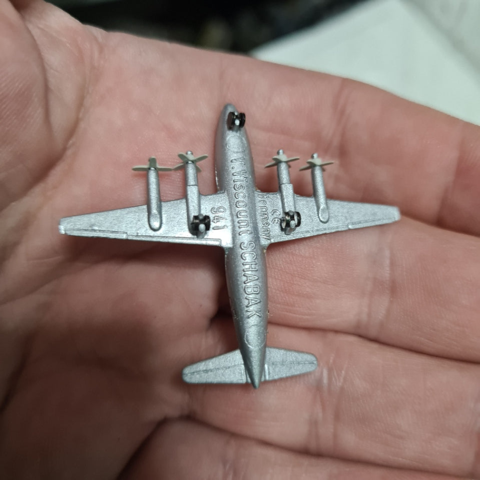 Schabak 1:600 Vickers Viscount BEA  Germany diecast plane 941/14