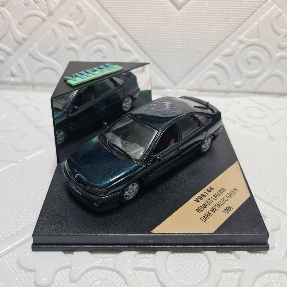 V98144 Vitesse 1:43 Renault Laguna Dark metallic green 1998 boxed diecast