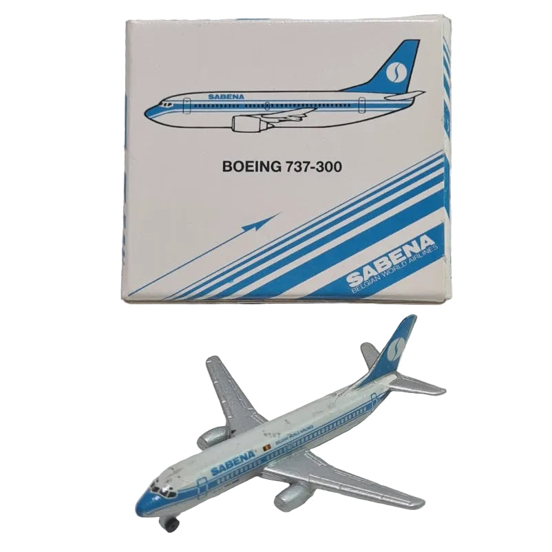Schabak 1:600 Boeing 737-300 Sabena Belgian Airlines German diecast model 925/6
