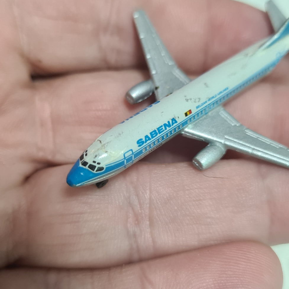 Schabak 1:600 Boeing 737-300 Sabena Belgian Airlines German diecast model 925/6