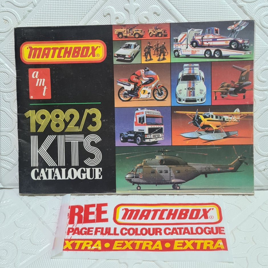 Matchbox AMT 1982/3 Model kits catalogue big 76 page issue  nice example