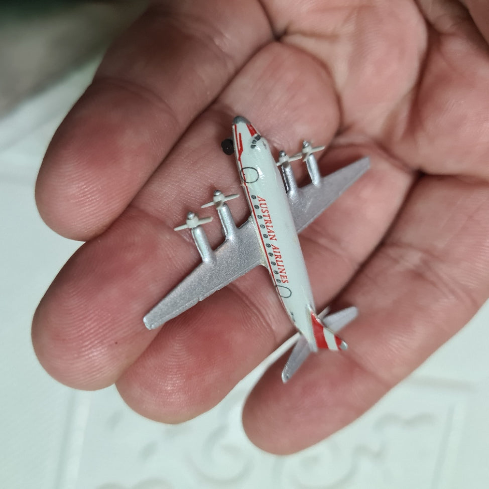Schabak 1:600 Vickers Viscount Austrian Airlines miniature German made diecast model plane 941/13