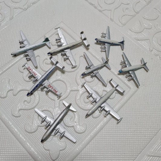 Schabak 1:600 various loose classic commercial constellation etc diecast planes bundle lot 10
