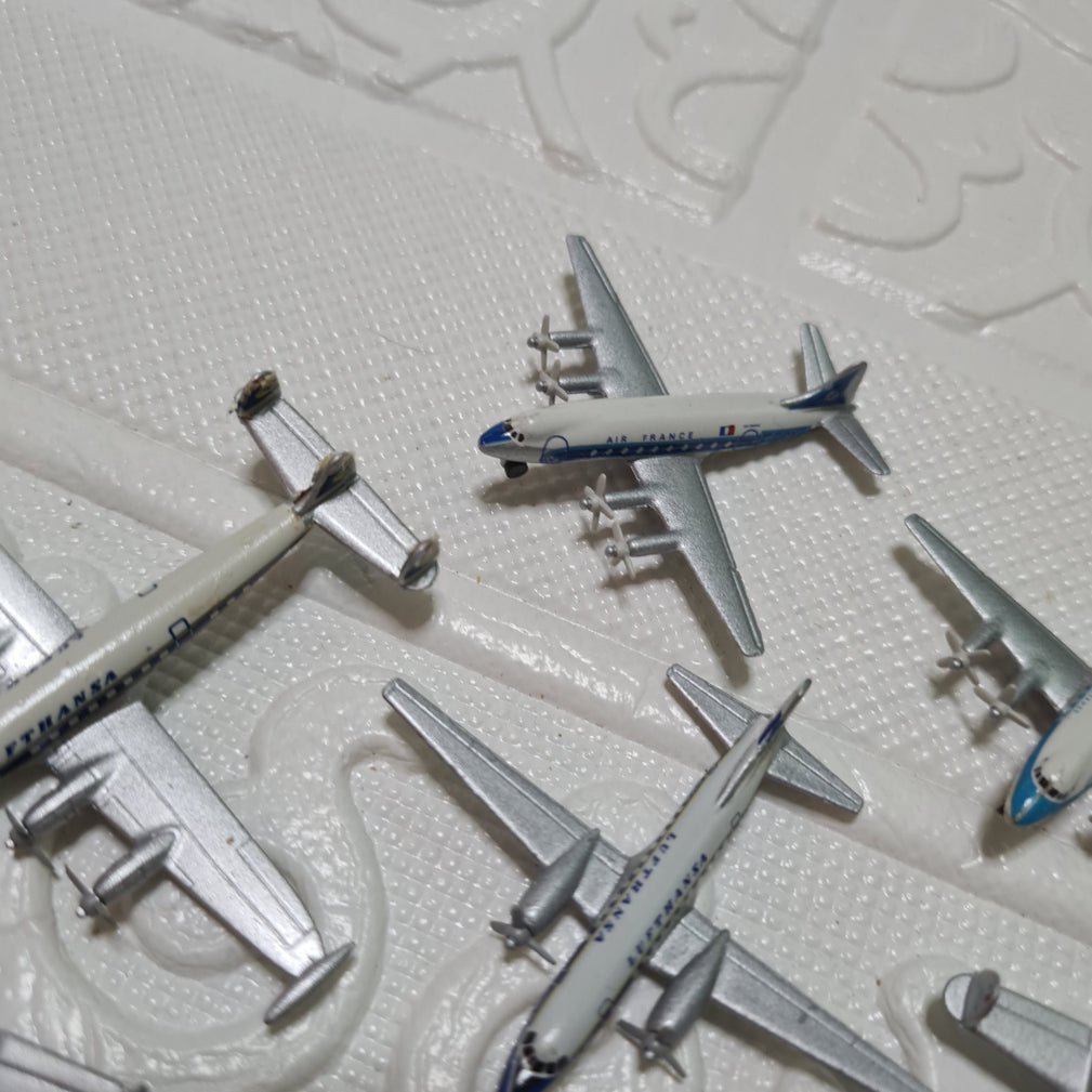 Schabak 1:600 various loose classic commercial constellation etc diecast planes bundle lot 10