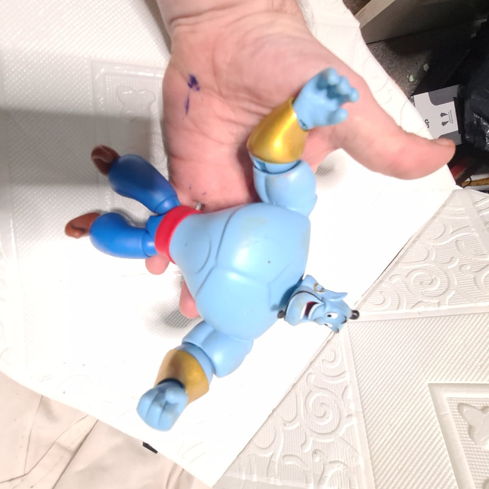 Disney Aladdin Genie action figure 6 inch loose shows some marks