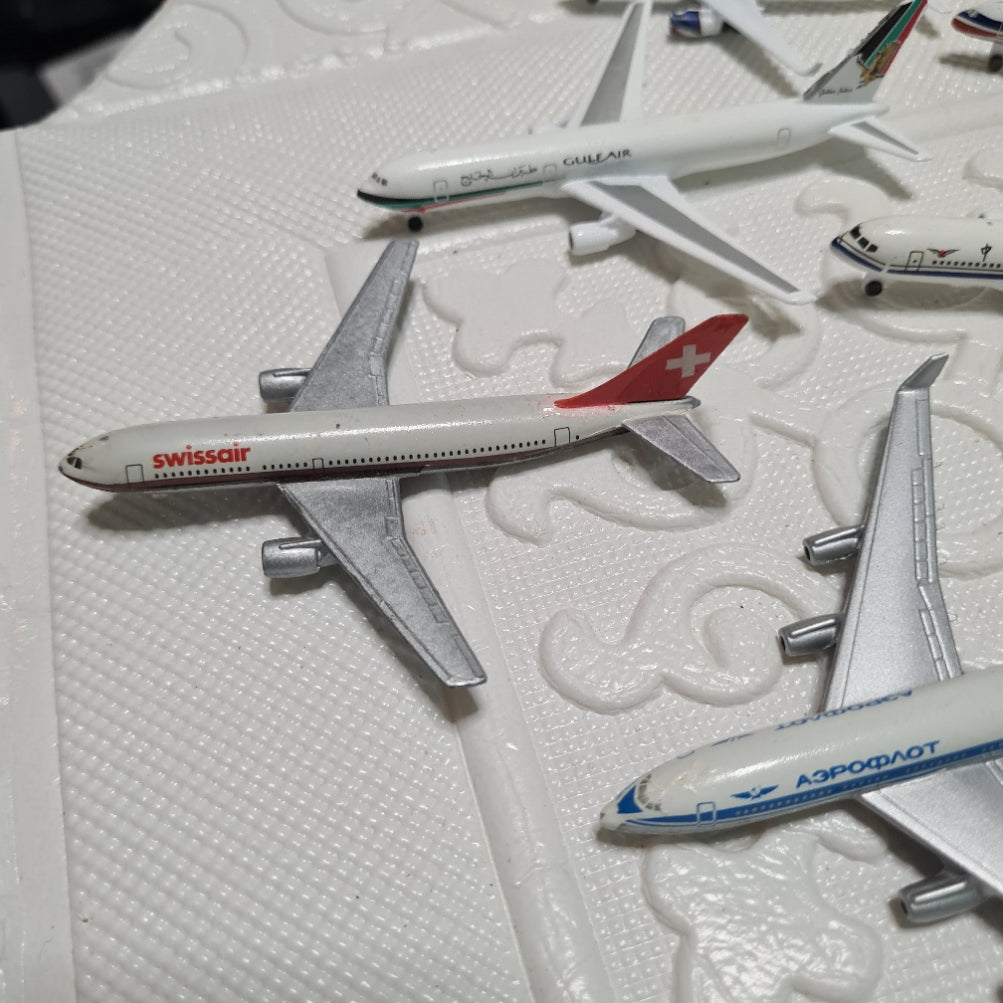 Schabak 1:600 various loose commercial airlines Russian aeromexico etc diecast planes bundle lot 11