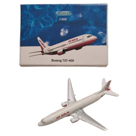 Schabak 1:600 Boeing 737 Air Berlin German made diecast plane 925/180 boxed