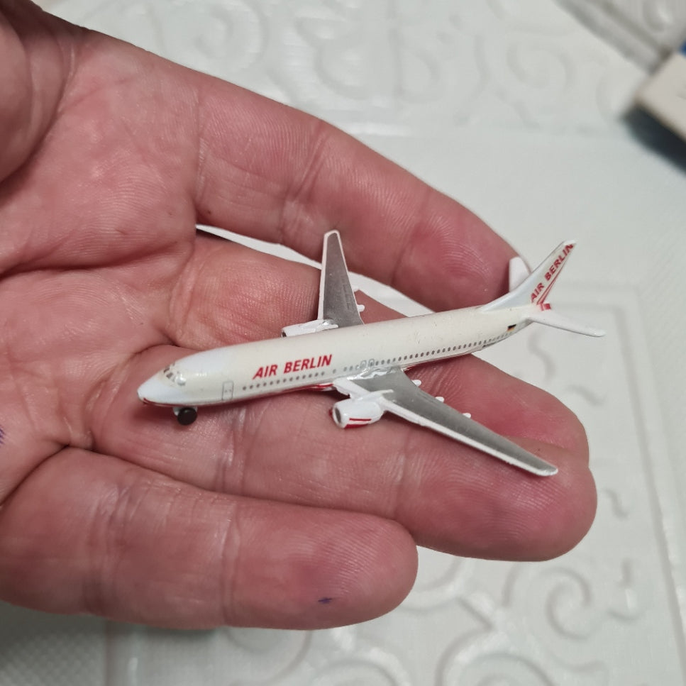 Schabak 1:600 Boeing 737 Air Berlin German made diecast plane 925/180 boxed