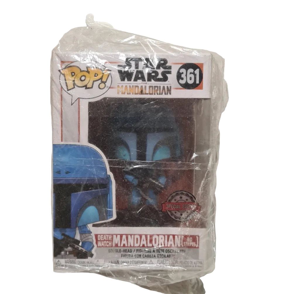 Funko Pop! The Mandalorian Death Watch (No Stripes) Blue #361 Special Edition