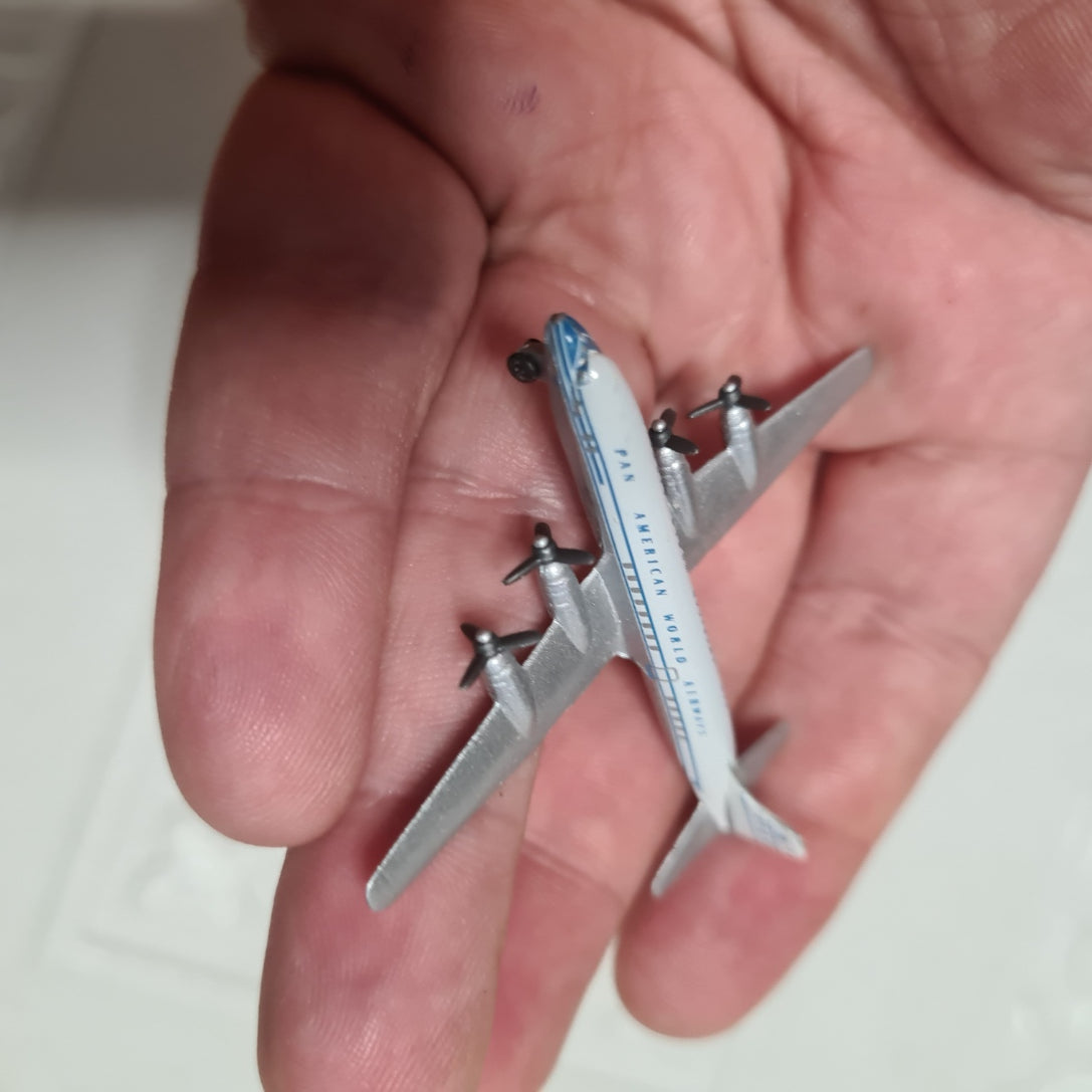 Schabak 1:600 DC-6 PAA PAN-AM  German made diecast plane 948/7 very good boxed