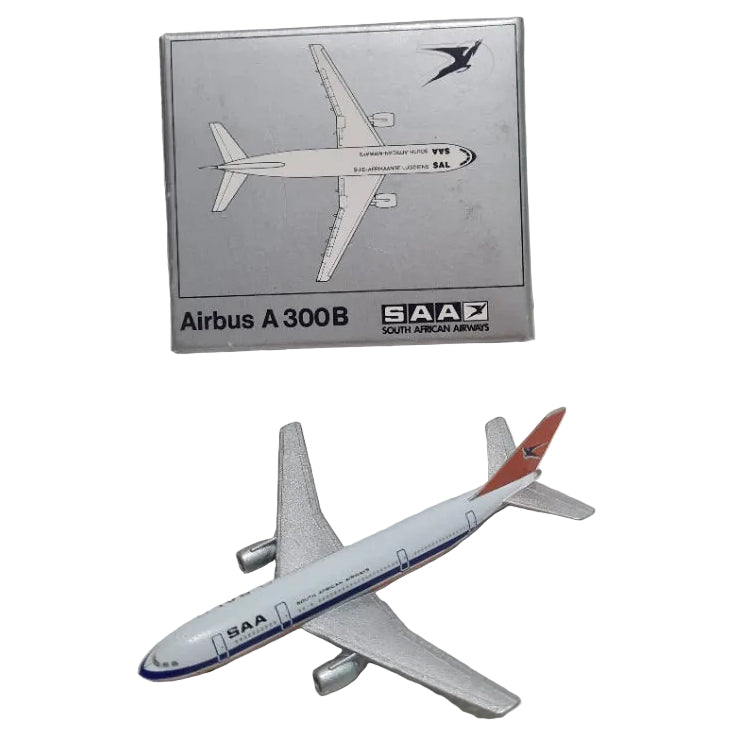 Schabak 1:600 Airbus A 300 B SAA South African German made diecast plane 903/8 very good boxed