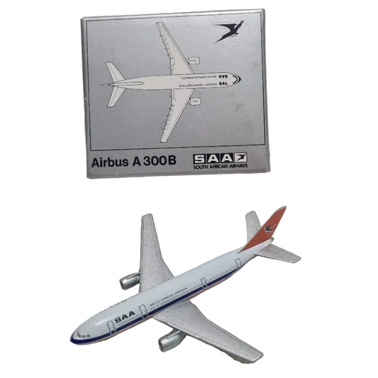 Schabak 1:600 Airbus A 300 B SAA South African German made diecast plane 903/8 very good boxed