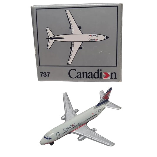 Schabak 1:600 Boeing 737 Canadian Airlines German made diecast plane 905/73 very good boxed