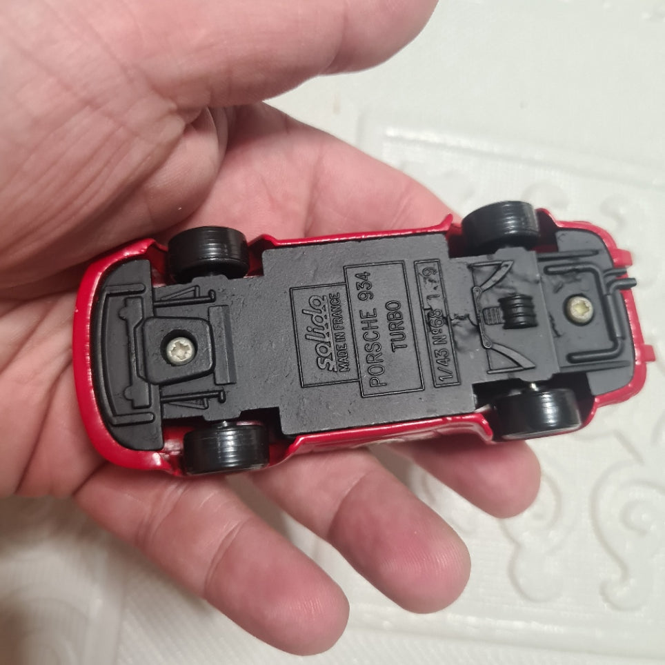 Solido 1:43 Porsche 934  Turbo Red VSD #69 loose model no 68 1979  good