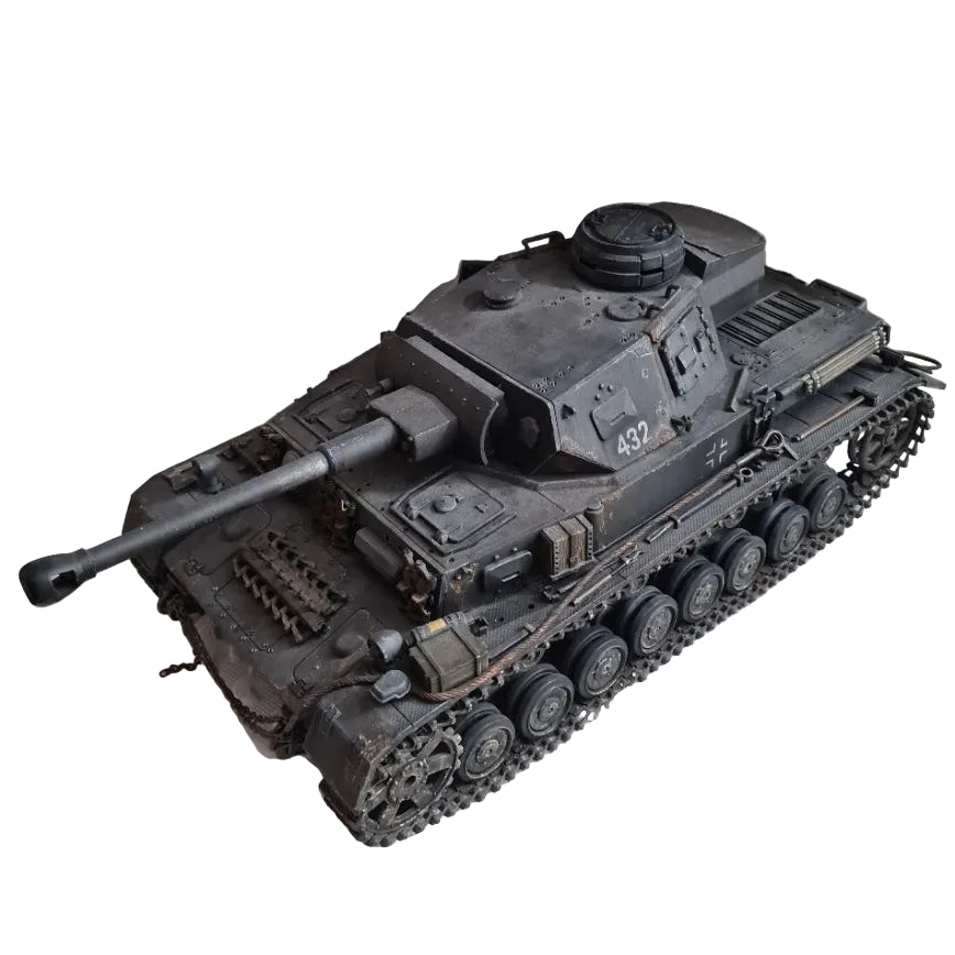 Heng Long 1:16 German ww2 Panzer IV Radio controlled tank pro built painted stunning upgrades